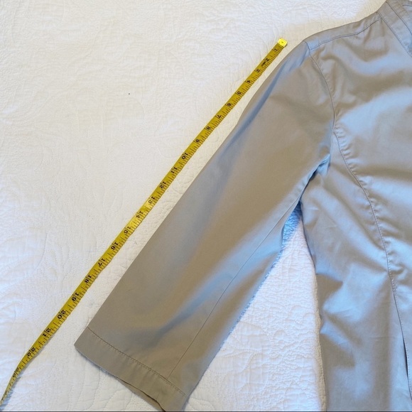 Eileen Fisher Button Front Cotton Tan Jacket - L - Picture 9 of 10